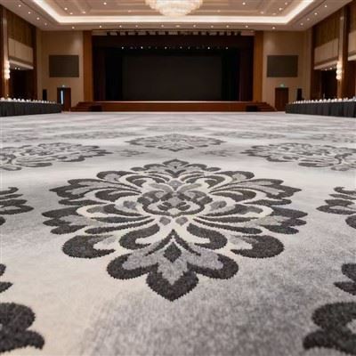 Wal i Wal Masnachol Carped Axminster